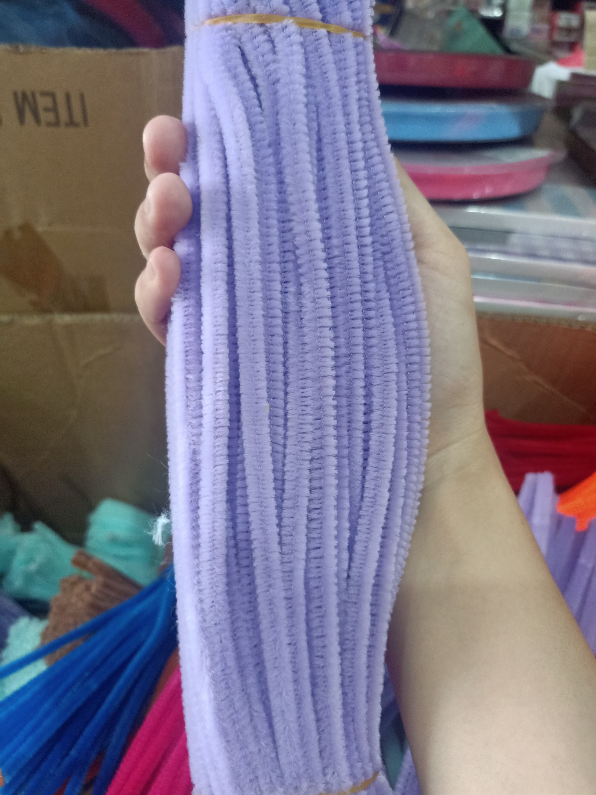 Kẽm nhung - kẽm lông tạo hình , làm hoa bó 100 sợi dài 30cm