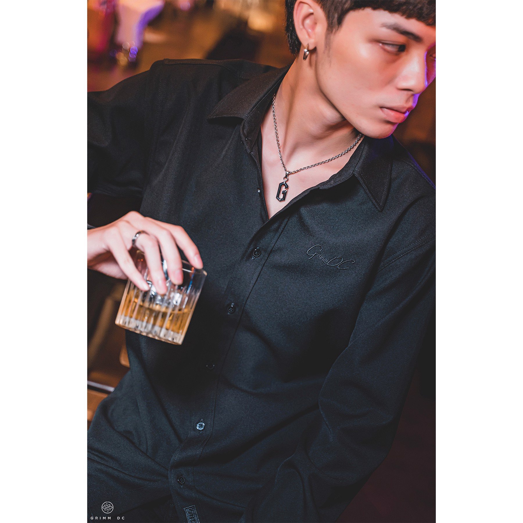 Grimm DC Ivory 14th shirt a.k.a Sơ mi 14th - Black