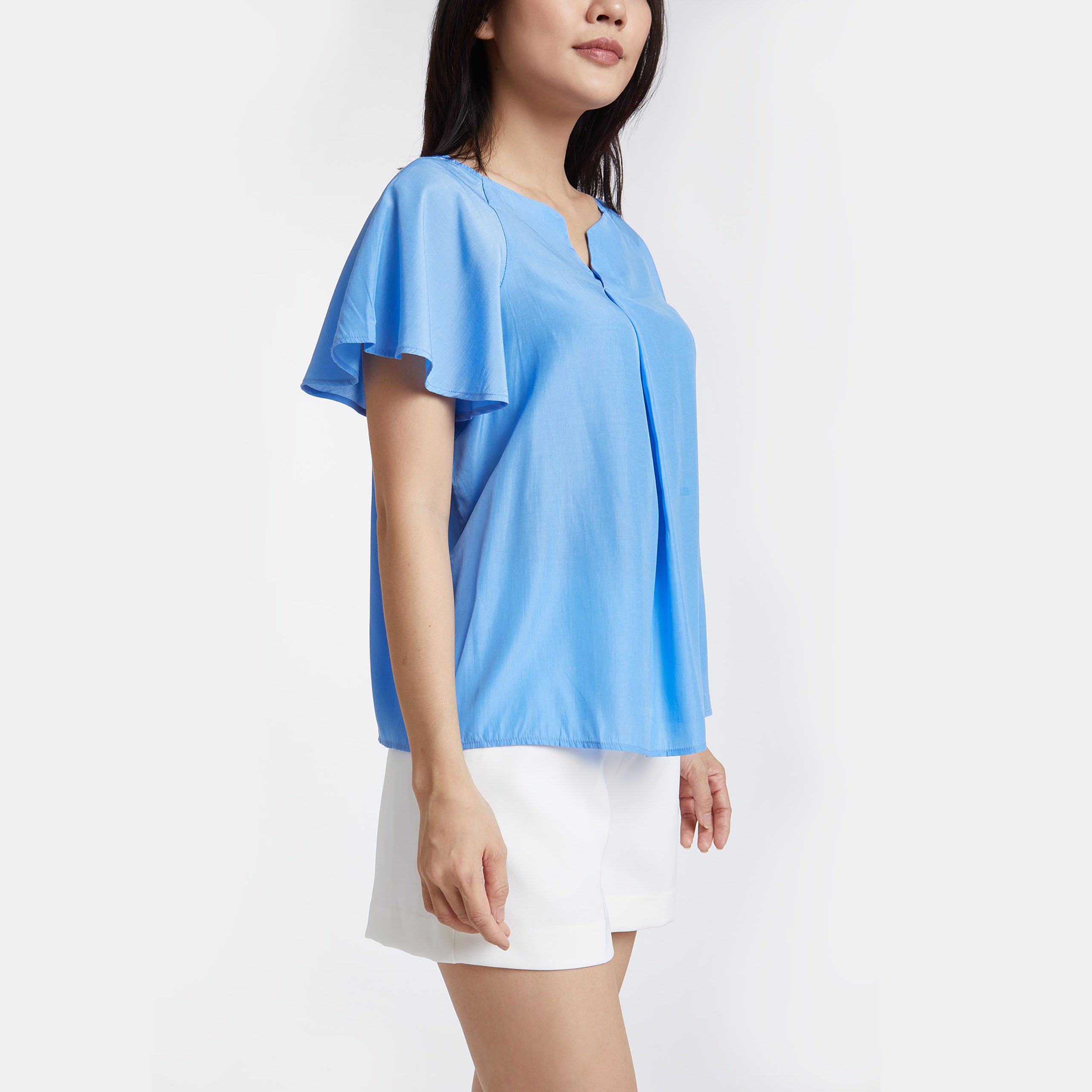 [CÒN SIZE L] Áo Kiểu Thời Trang Nữ Tay Ngắn N&M Thương Hiệu NINOMAXX 1905216