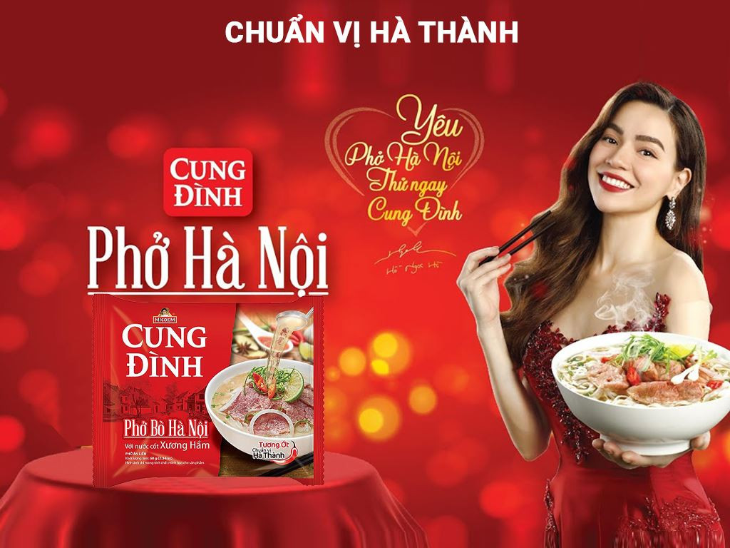 phở bò Cung Đình Hà Nội 68g thùng 30 gói