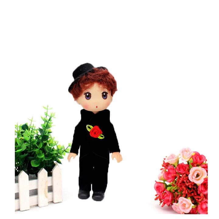 Set Bộ Búp Bê Chibi Công Chúa Và Hoàng Tử 18cm