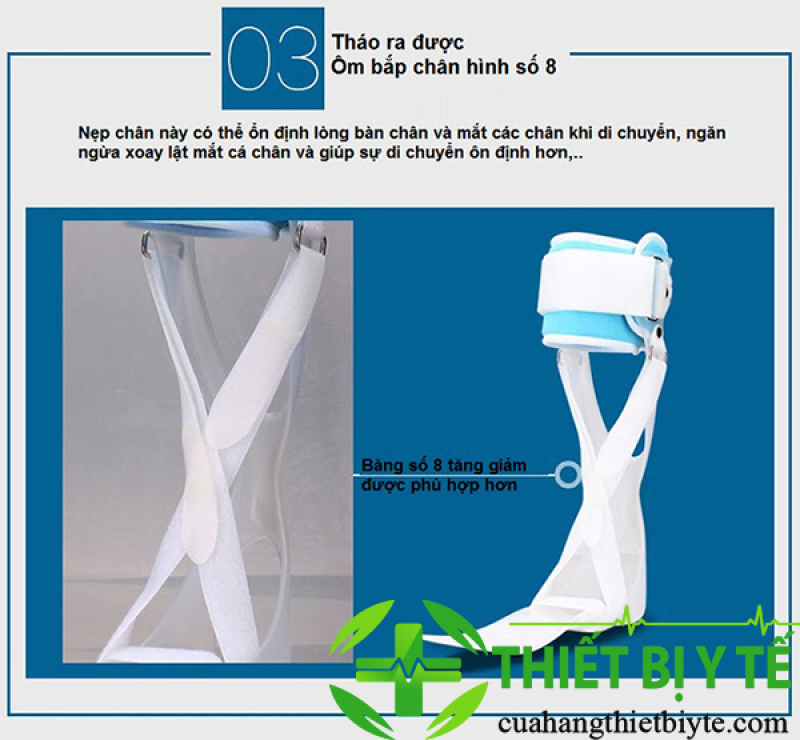 ⭐️BH 1 Đổi 1⭐️Nẹp Chỉnh Hình Bước Chân Cho Người Tai Biến