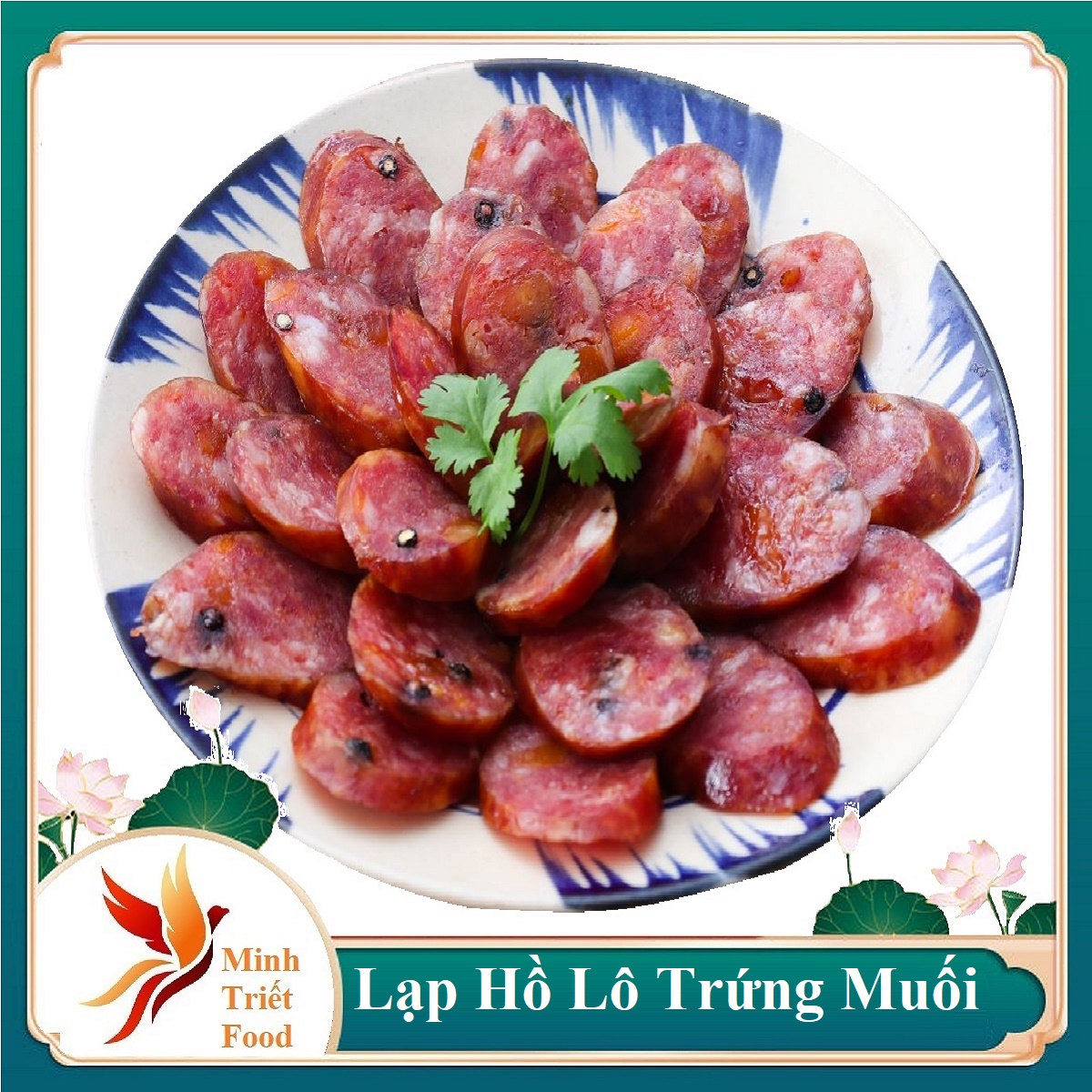 Lạp Xưởng Trứng Muối Hồ Lô Đặc Sản Minh Triết