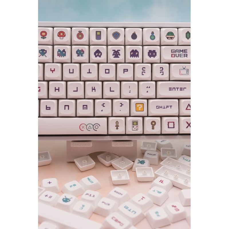 Bộ keycap Gamer First Blood 179 phím PBT XDA profile in dye sub