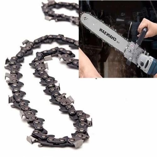 Xích cưa - Lưỡi cưa xích gắn máy mài Tiểu chuan xích 3/8'' chân 1.3mm lắp cho lam dài 11.5inh