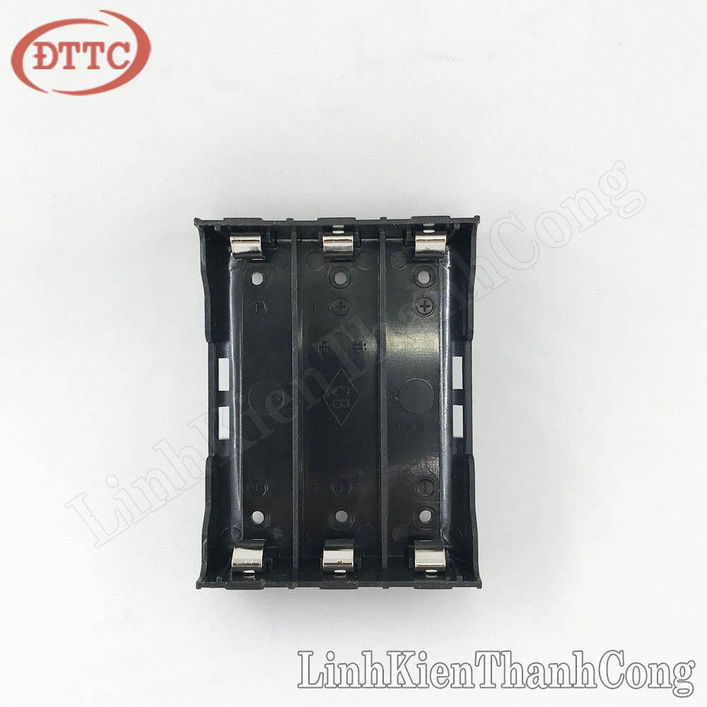 Hộp đế pin 18650 hàn mạch 3p