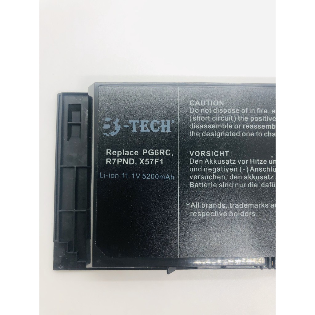 Pin dell precision m4600 m4700 m4800 m6600 m6700 m6800 m50 mã pin fjj4w hàng 97mh – z.in logo d.ell