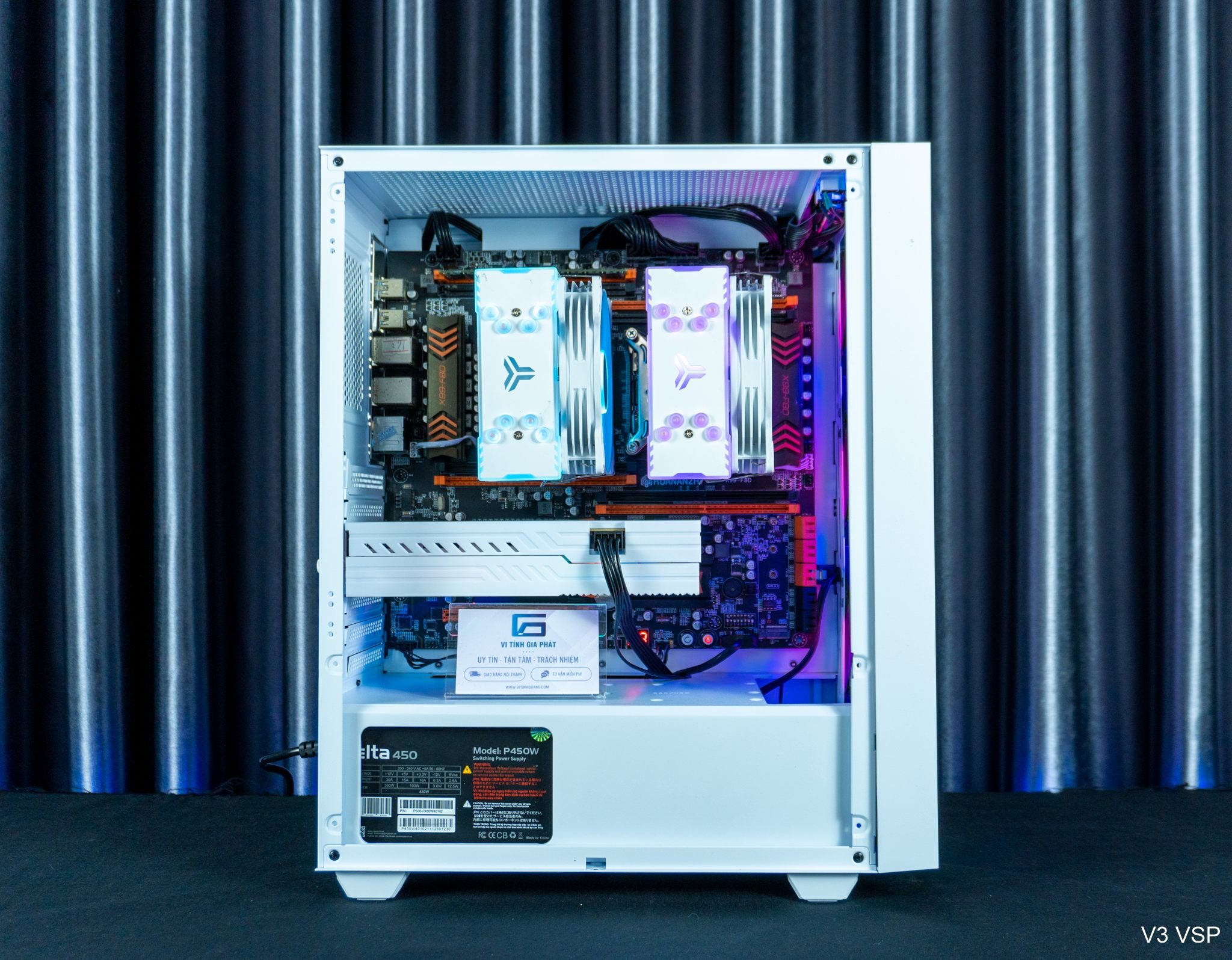 Vỏ Máy Tính / Case VSP FA01 / V3 Full ATX lắp Main thường, Main Dual Xeon (Chưa bao gồm Fan Case và các linh kiện khác)