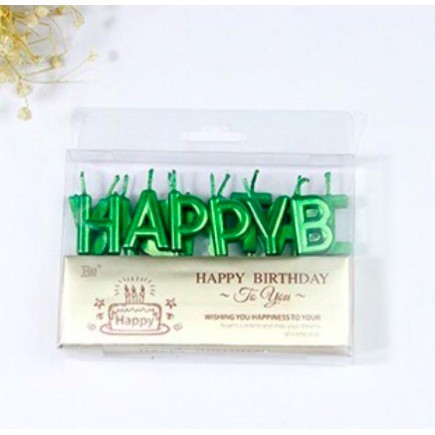 Nến chữ Happy Birthday