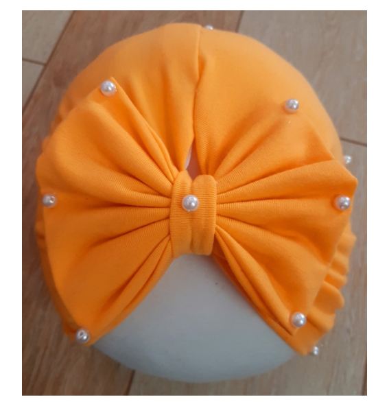 [HCM]Turban đính Lấp lánh cho bé (Kèm tóc giả)