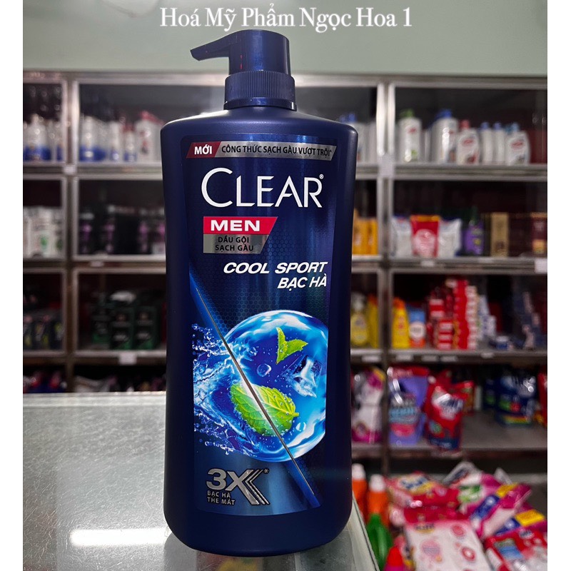 DẦU GỘI CLEAR MEN BẠC HÀ 900g