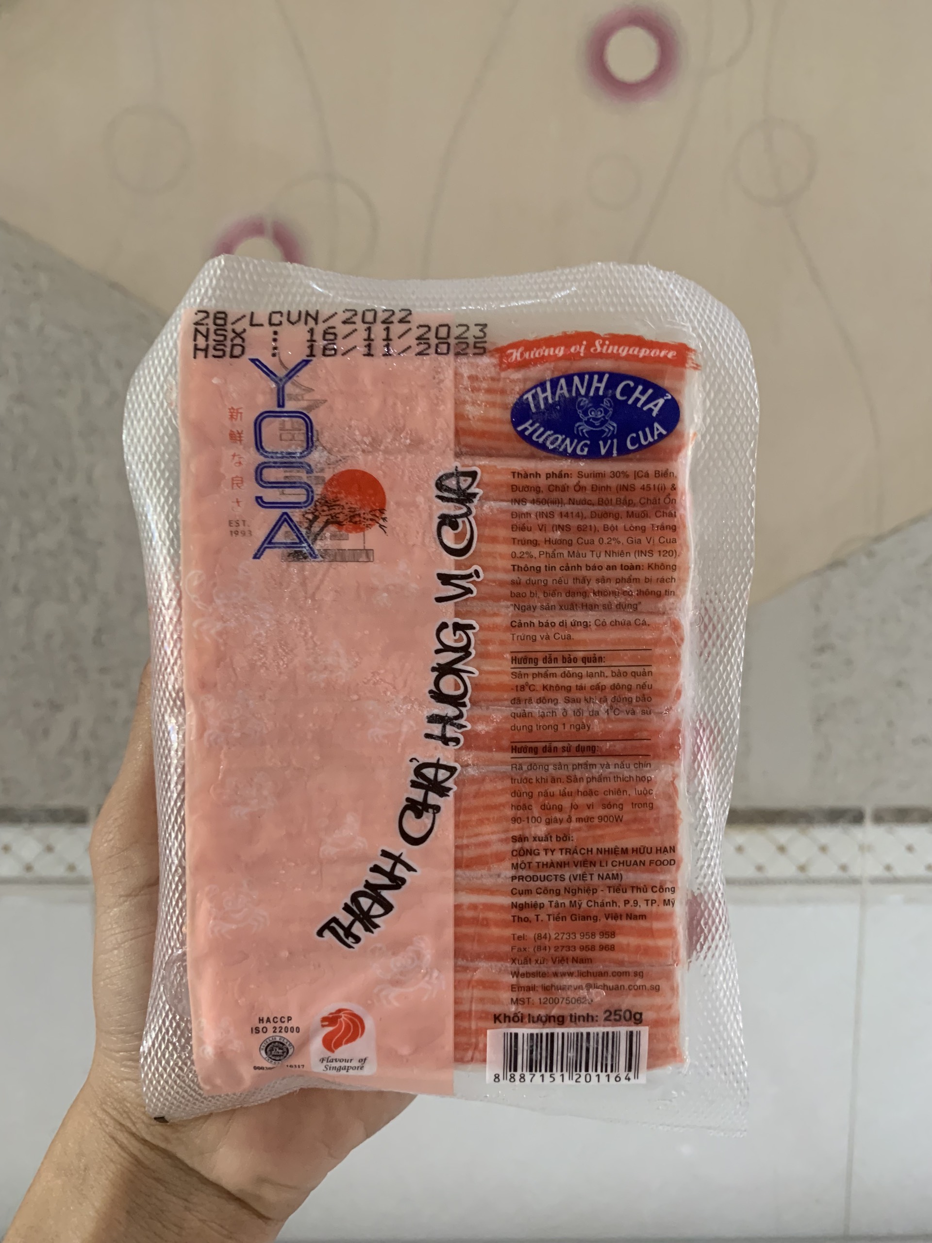 200g thanh cua yosa