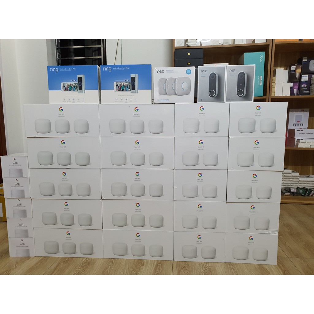 [Trả góp 0%]Bộ phát wifi google nest wifi router + 2 point