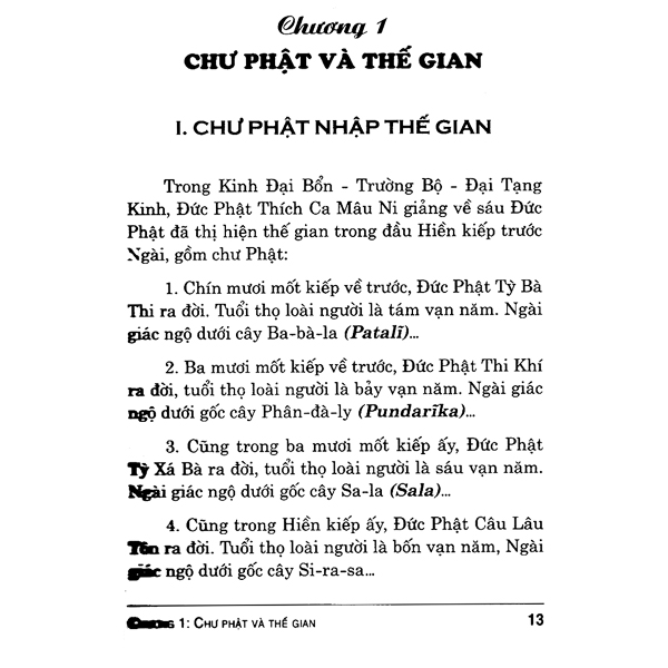 Sách - Chư Phật Và Thế Giới Chúng Sanh