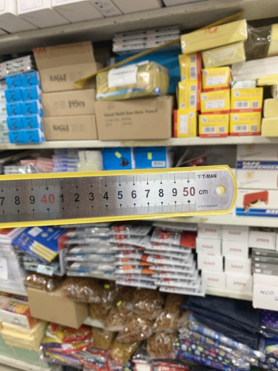Thước kẻ sắt 50cm