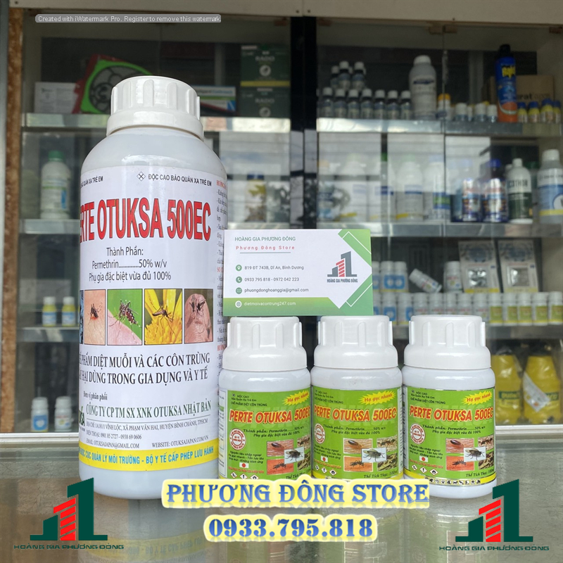 Thuốc diệt muỗi Perte Otuksa 500ec - Chai 100ml