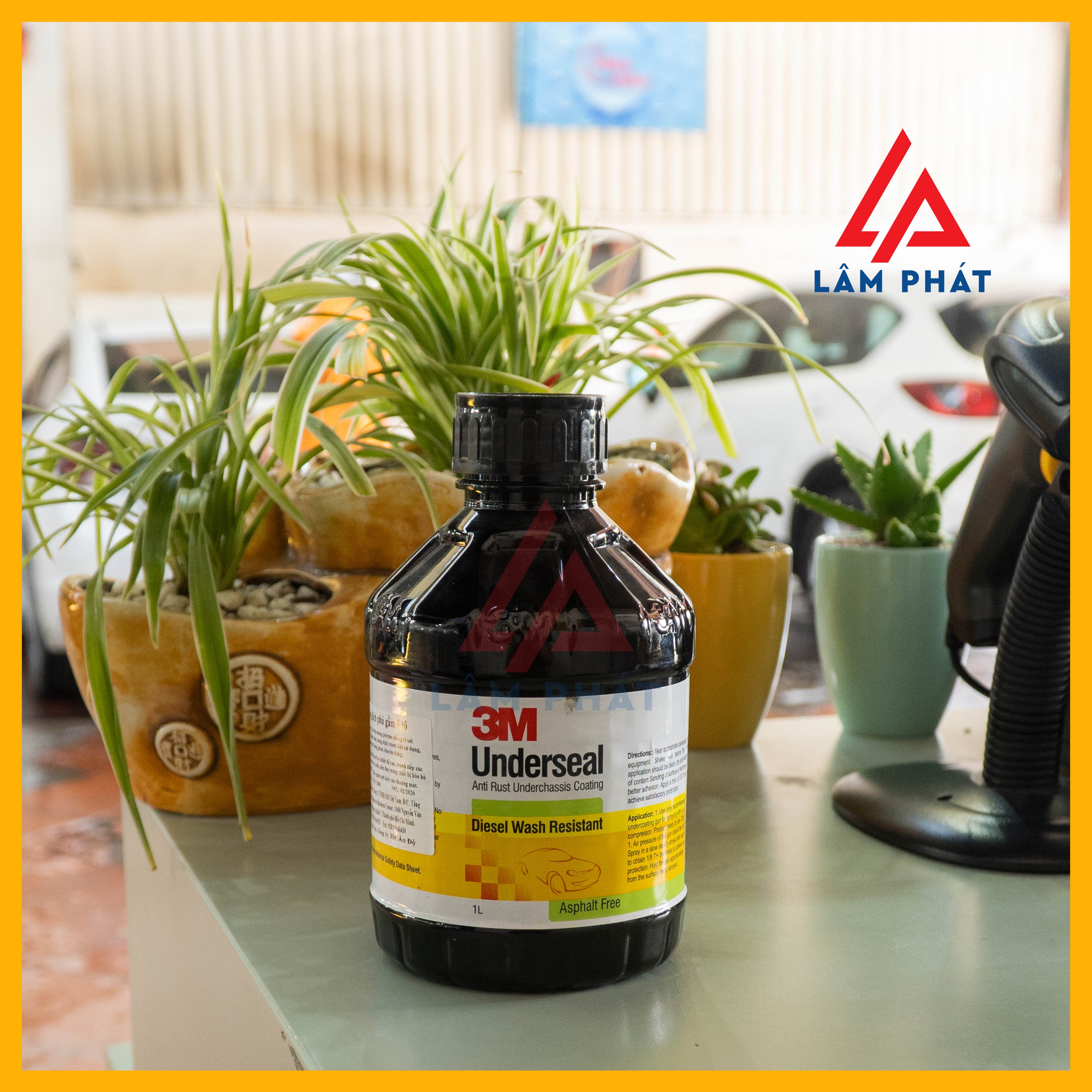 Dung dịch phủ gầm ô tô 3M Undersea chai 1L