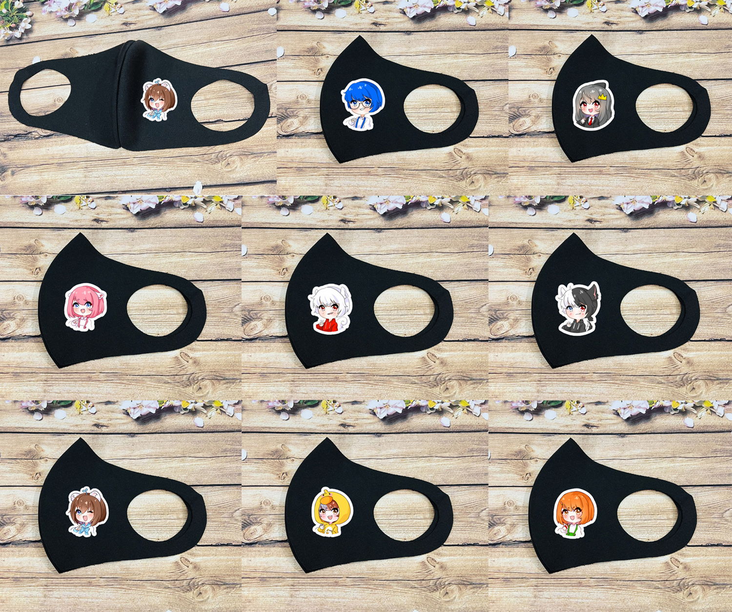 SET 2 Khẩu trang Hero Team vải su