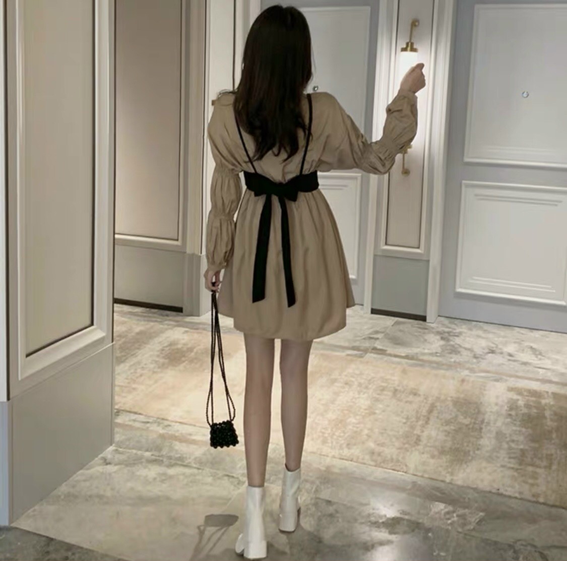 SET ĐẦM SƠ MI PHỐI ÁO, PHỤNG HOÀNG