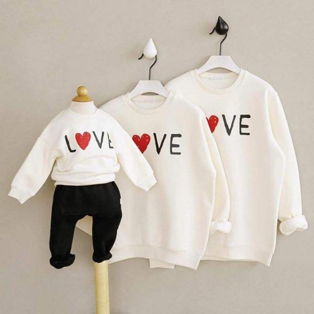 Áo thu đông gia đình giá sĩ . chất mặc ấm áp -xinh-đủ size từ 6 -90 kí. sale 45k/áo