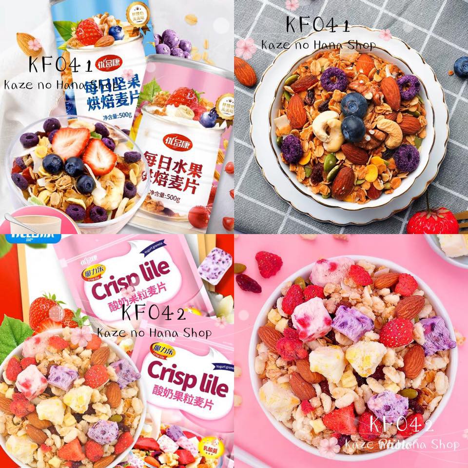 [HCM]NGŨ CỐC SỮA CHUA HOA QUẢ 500G