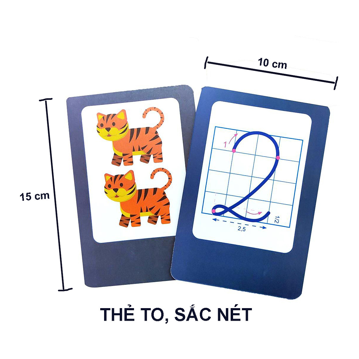 Bộ thẻ bé học toán (dành cho trẻ 4-6 tuổi)