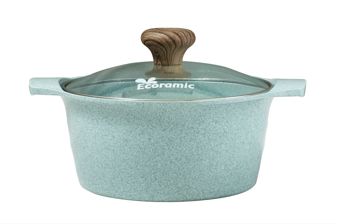 BỘ 4 NỒI ĐÁY TỪ ECORAMIC CAO CẤP (QUÁNH 16CM, NỒI 18CM.20CM.22CM) CHÍNH HÃNG_HỒNG PHẤN