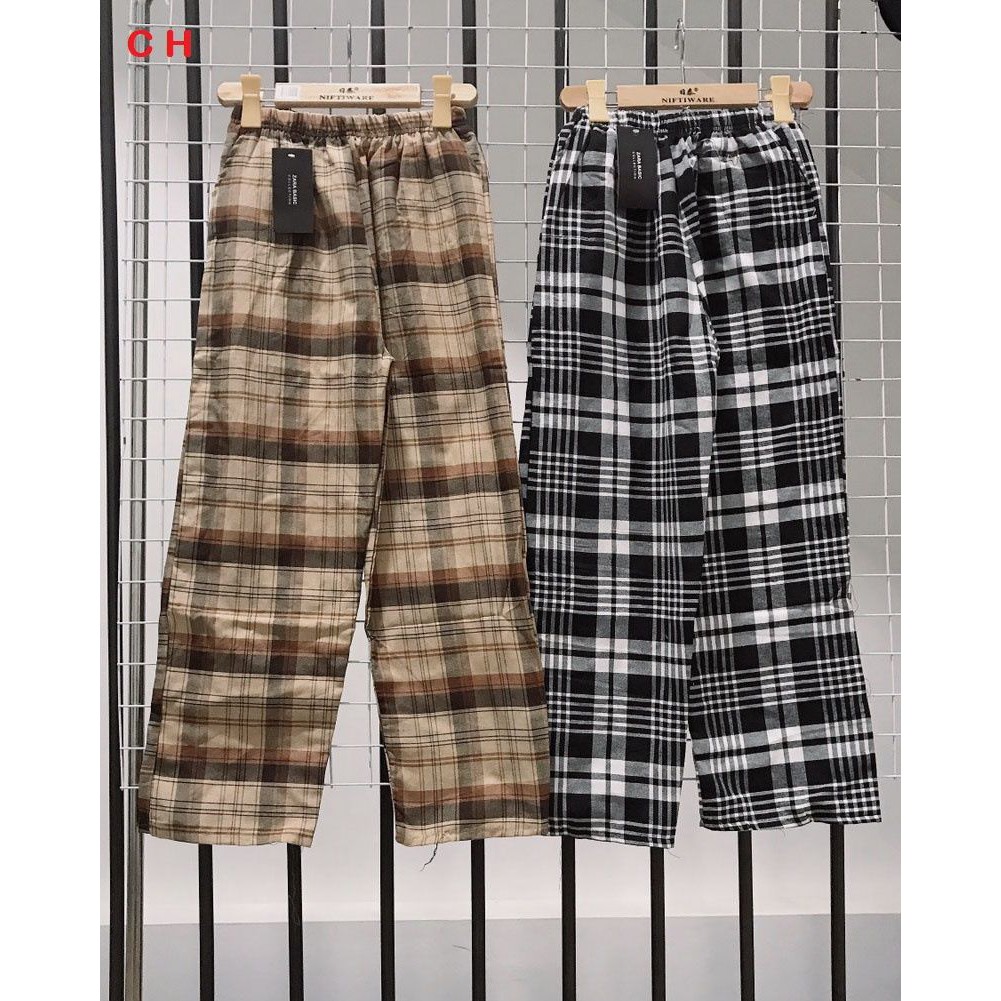 Quần kẻ suông cá tính COH0520