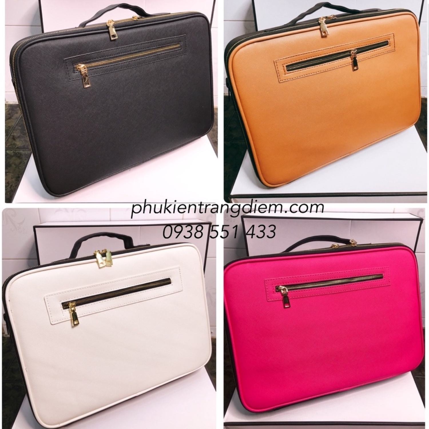 3 colors mini cosmetic bag with strap