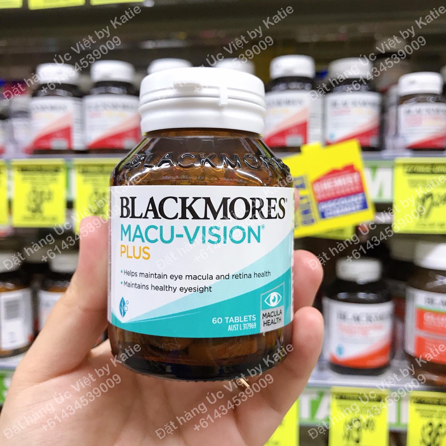 Eye Supplement Blackmores Macu Vision Plus 60 Tablets
