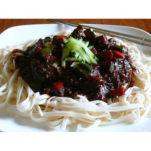 [KoreanMart] Mỳ khô làm mỳ tương đen HQ 500gr