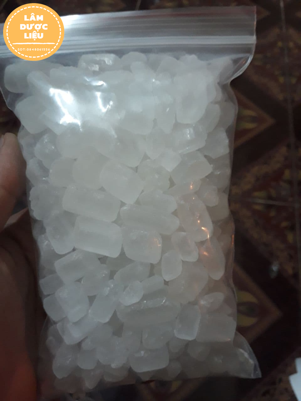 1kg Đường phèn sạch hạt trắng