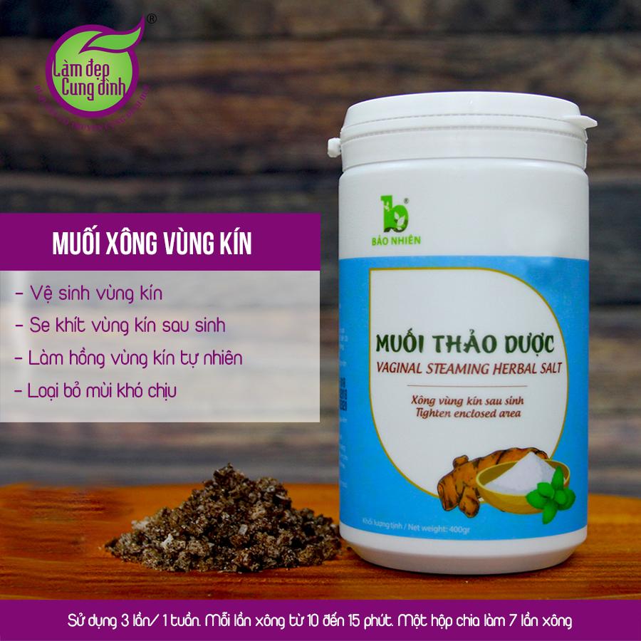 Combo 2 Muối Xông Hơ Vùng Kín Thảo Dược