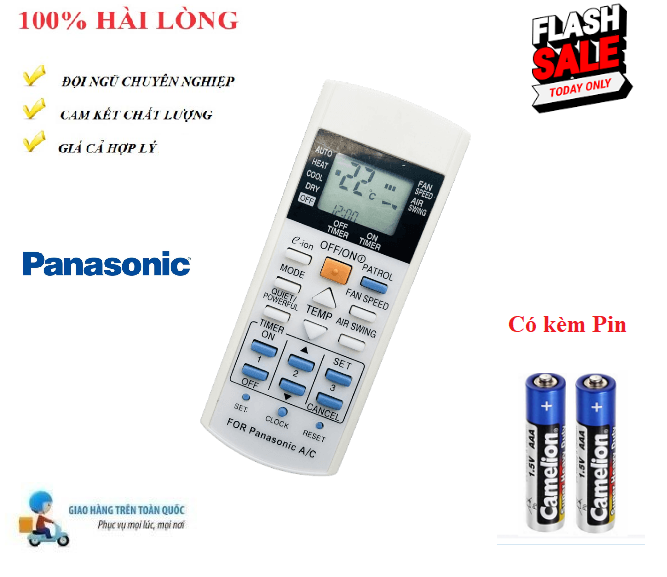 Điều khiển điều hòa Pa_na_so_nic - Hàng tốt Điều hòa Pa_na_so_nic CU/CS- 9000BTU 12000BTU 18000BTU 1 chiều 2 chiều Inverter