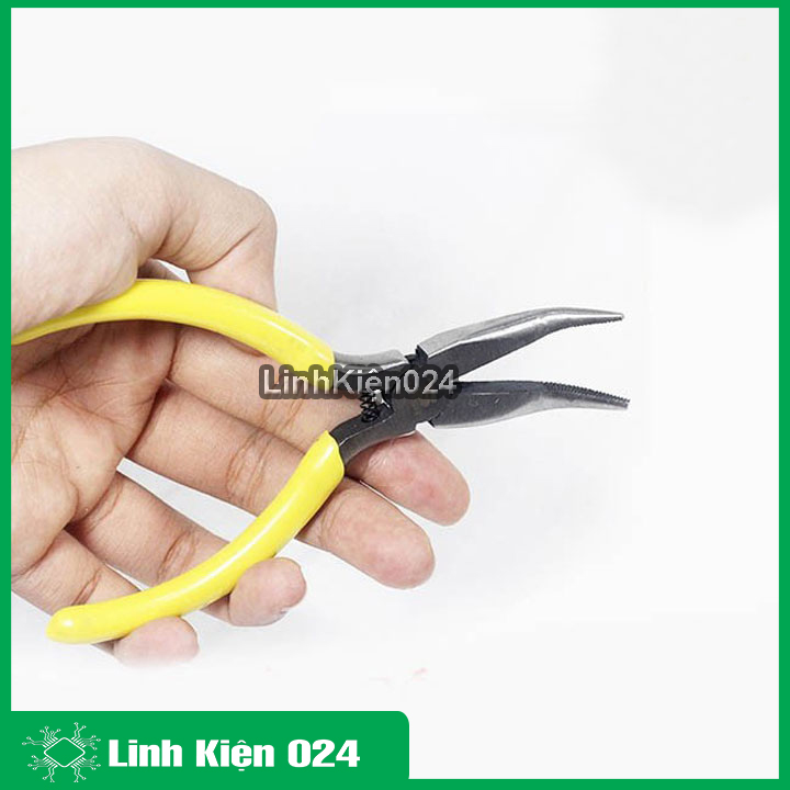 Kìm mỏ cong nhọn Bosi 5 inch