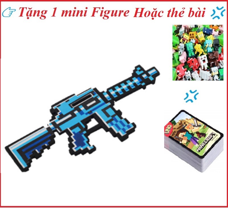 [HCM]Đồ chơi minecraft Sung máy kim cương
