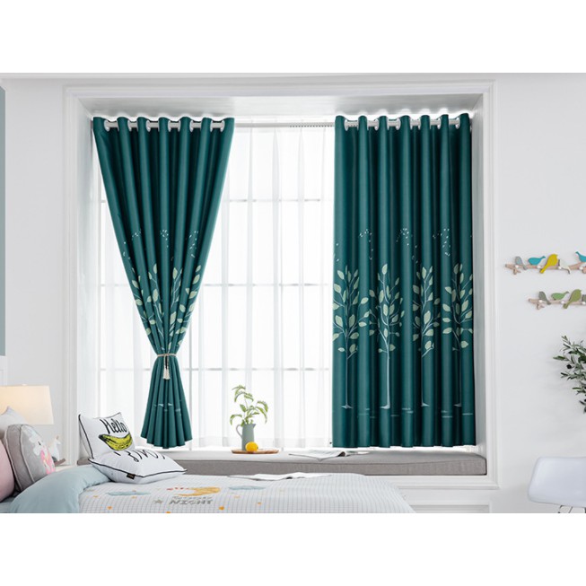Rèm cửa che nắng HÀNG CÂY LÁ cao 2m
