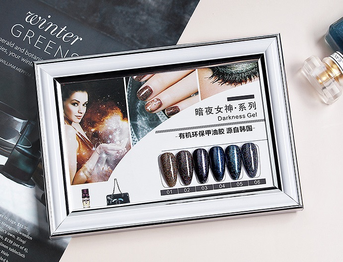 [HCM]Sơn gel AS - màu nhũ đen mã LP