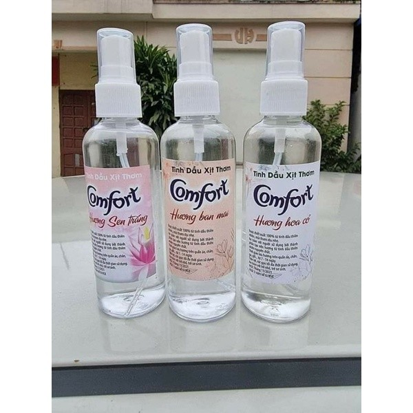 Tkvt2xt02 - tinh dầu xịt thơm quần áo comfor 100ml, xịt quần áo, chăn ga, xịt phòng