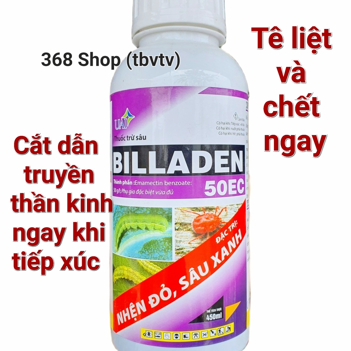 💎 thuốc trừ sâu billaden 50ec 💖 đặc tr ị: nhện đỏ, sâu xanh