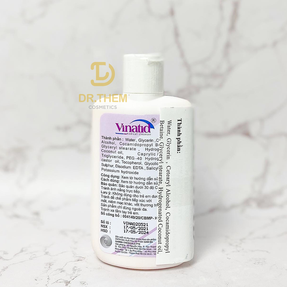 VINATID Sữa Rửa Mặt - Tắm Gội 150ml - Gamma