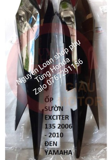 ỐP SƯỜN EXCITER 135 2006 - 2010 ĐEN, có đủ màu