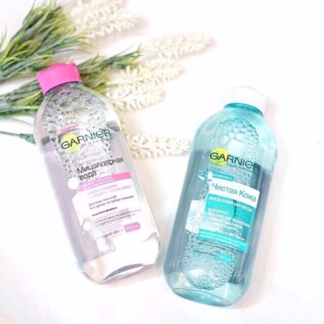 Tẩy trang Garnier 400ml của Nga / Pháp
