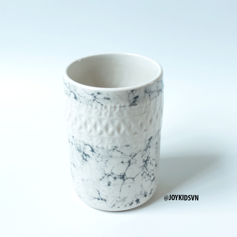 Ly gốm vân đá Marble | Cốc gốm vân đá Marble | Cốc uống nước vân đá marble - Marble ceramic mug