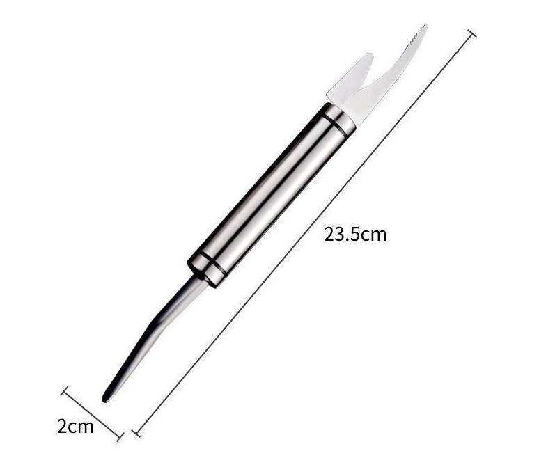 Dụng cụ bóc vỏ tôm 2 đầu đa năng (Làm lòng, bóc vỏ tôm, lấy chỉ tôm, đánh vảy cá... siêu nhanh)