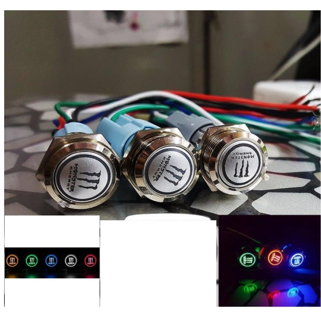 Công tắc led logo Monster