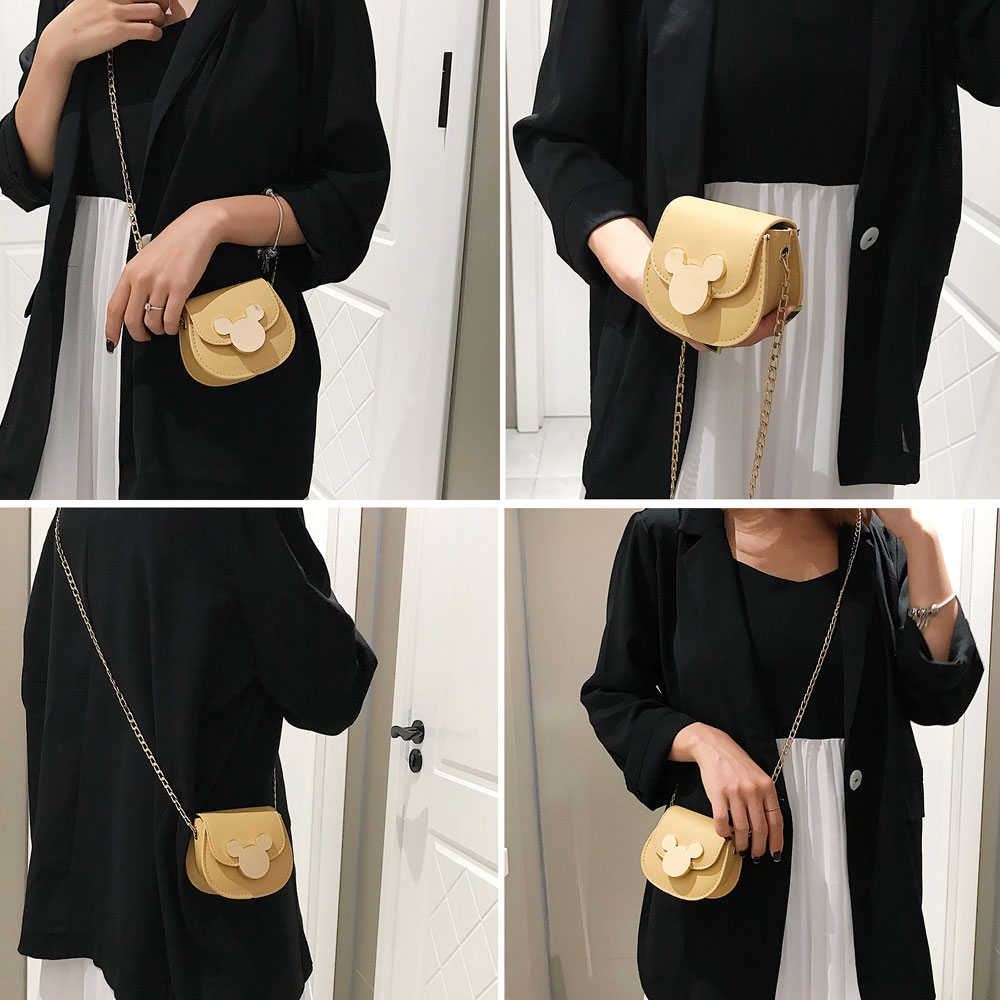 Túi Mini Nhỏ Đeo Chéo Khuy Tai Chuột - 100style