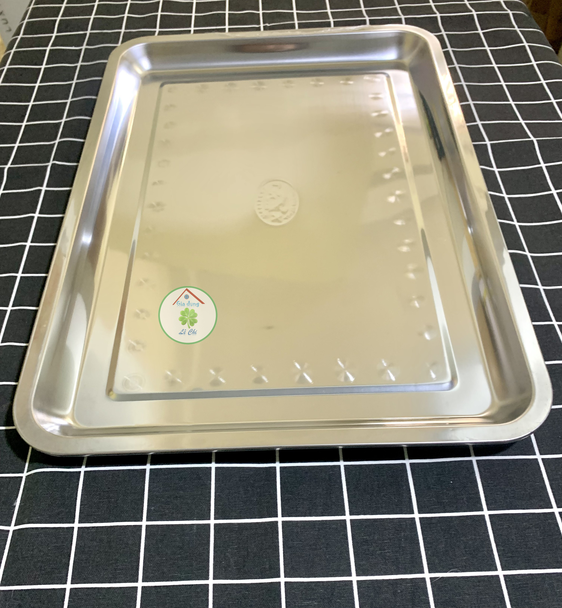 Khay chữ nhật inox (với nhiều kích thước)