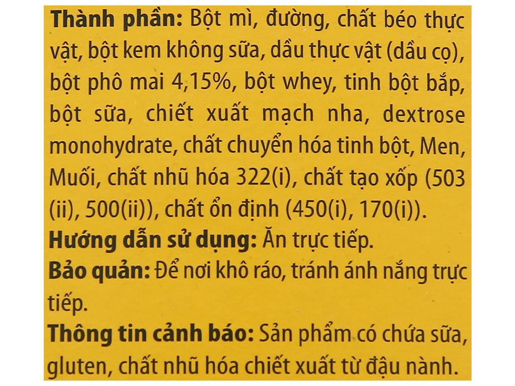Bánh cracker phô mai Gery hộp 300g/ 200g