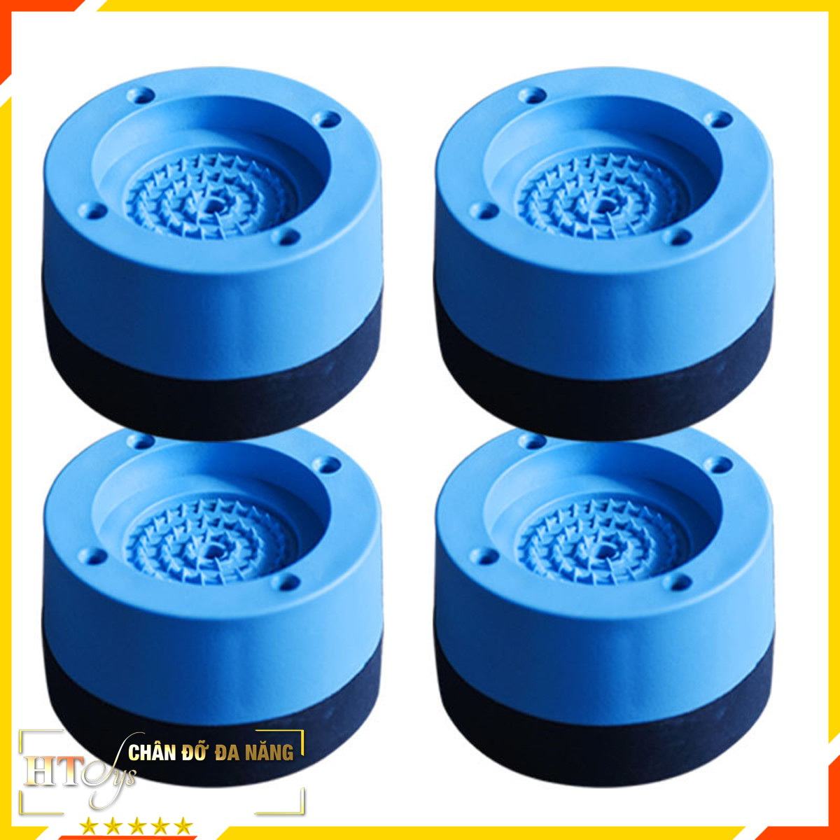 Bộ 4 Đế Chống Rung Máy Giặt Silicon Cao Cấp
